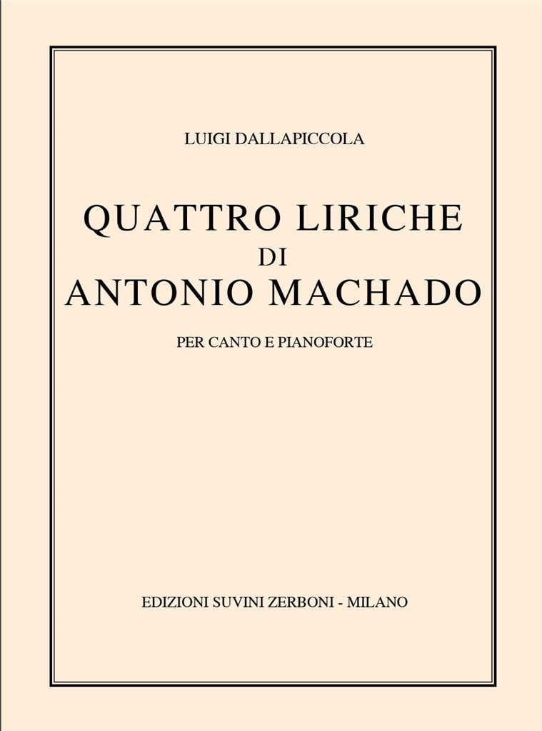 Quattro Liriche Di Antonio Machado (1948)